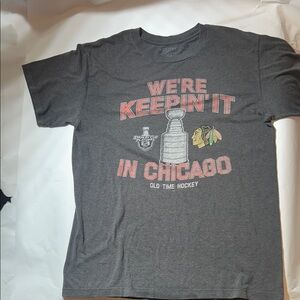 Chicago Blackhawks We’re Keepin’ It In Chicago 2014 Stanley Cup Old Time Hockey
